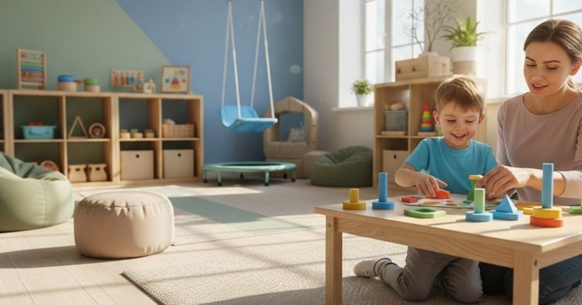 Özel eğitim merkezi seçimi – Uzman eşliğinde bireysel seans yapan çocuk, Batıkent Ankara