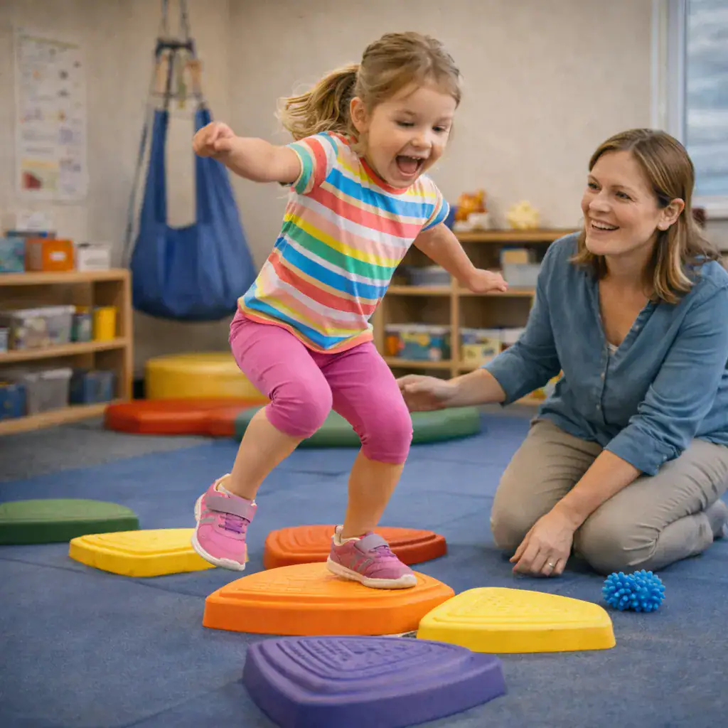 Engelli çocuklar için özel eğitim, terapötik oyun ve gelişim aktiviteleri.